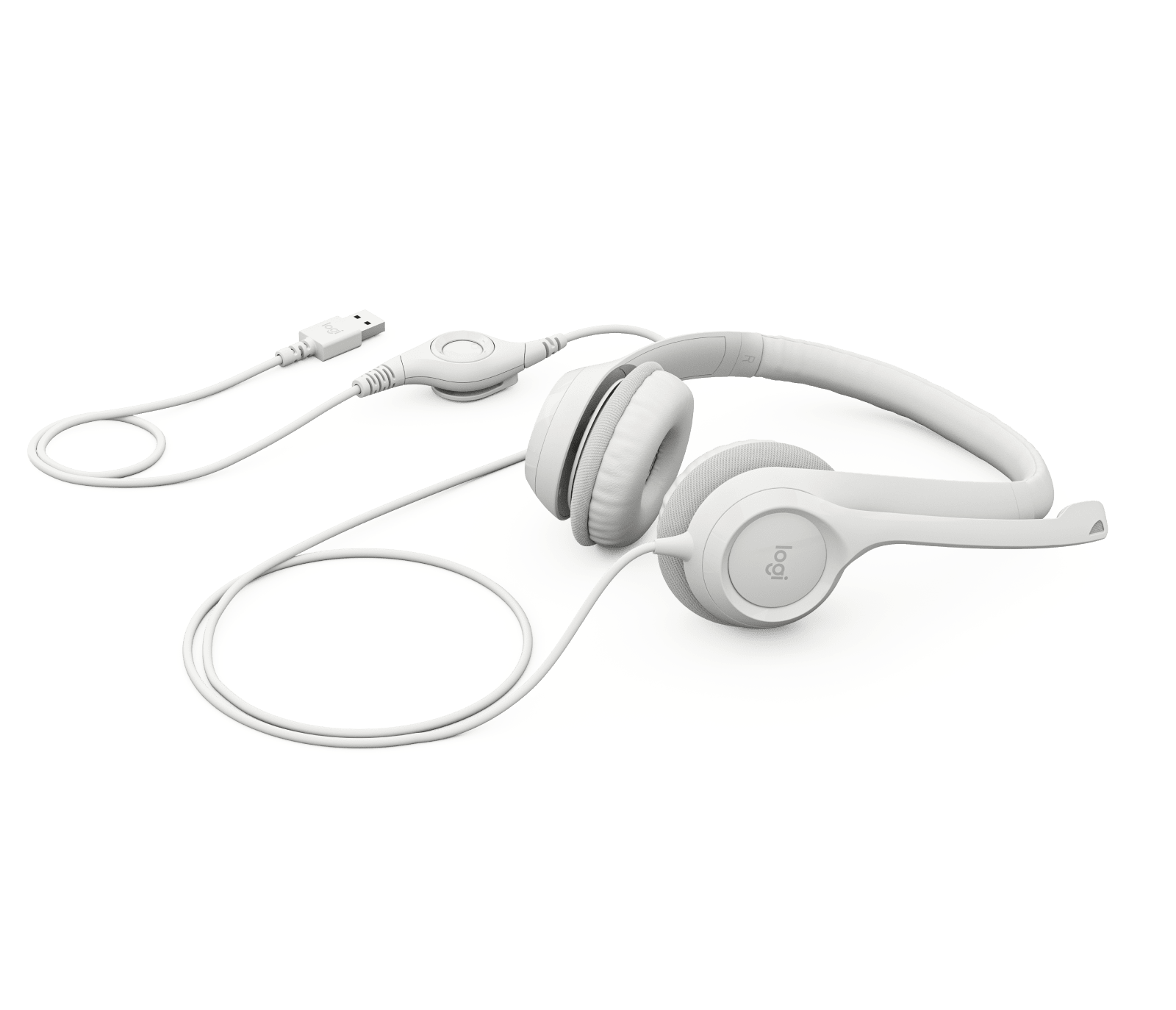 Logitech H390 USB Headset with Noise-Canceling Mic - 981-000406