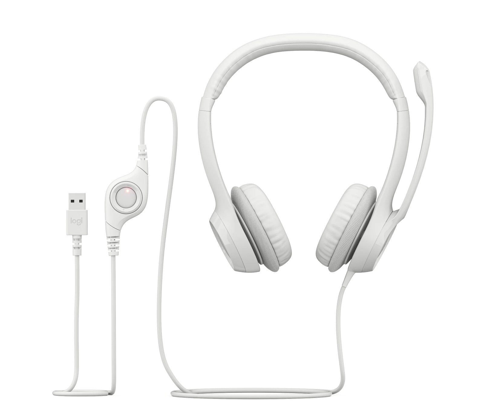Logitech H390 USB Headset with Noise-Canceling Mic - 981-000406