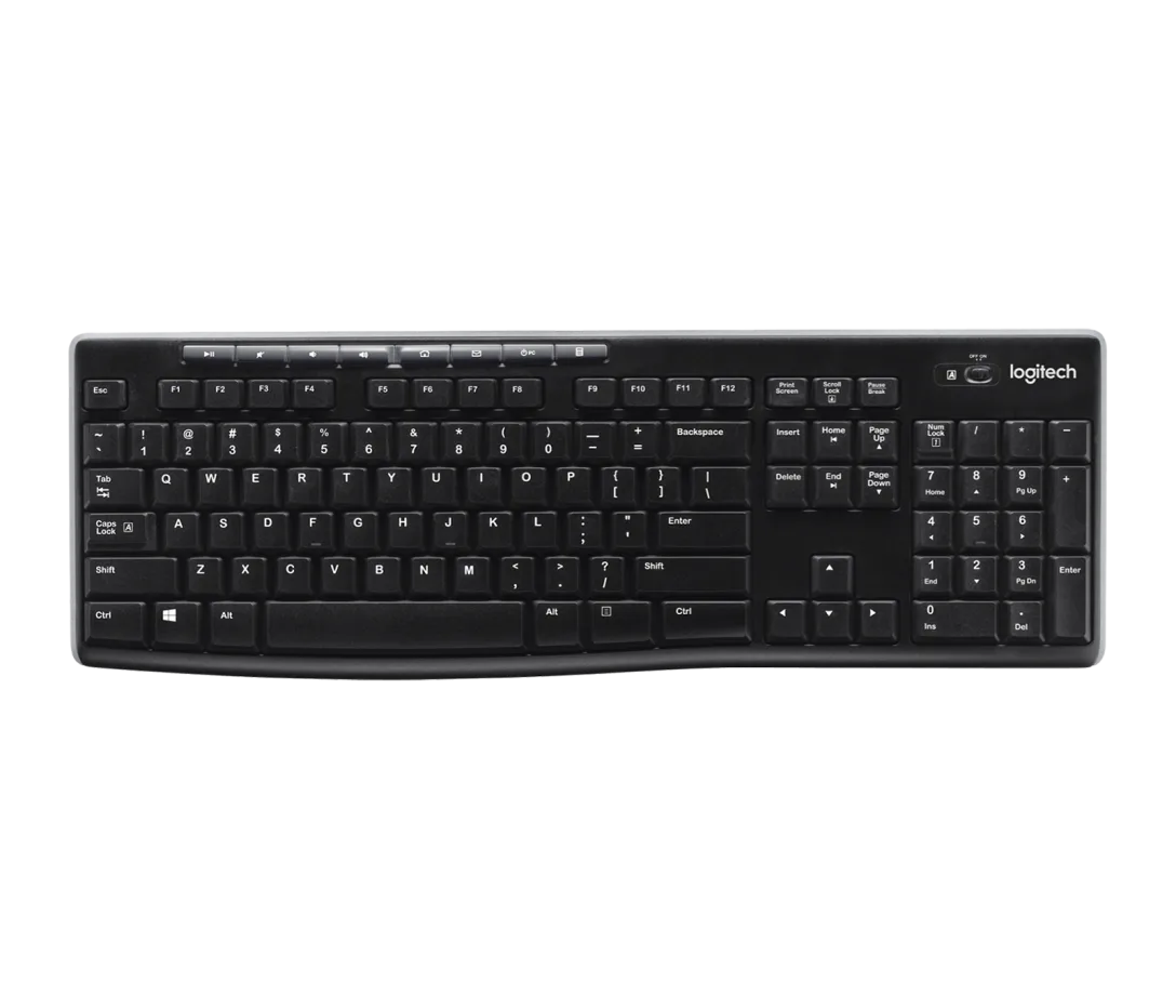 Logitech K270 Wireless Keyboard  - Black - 920-003736