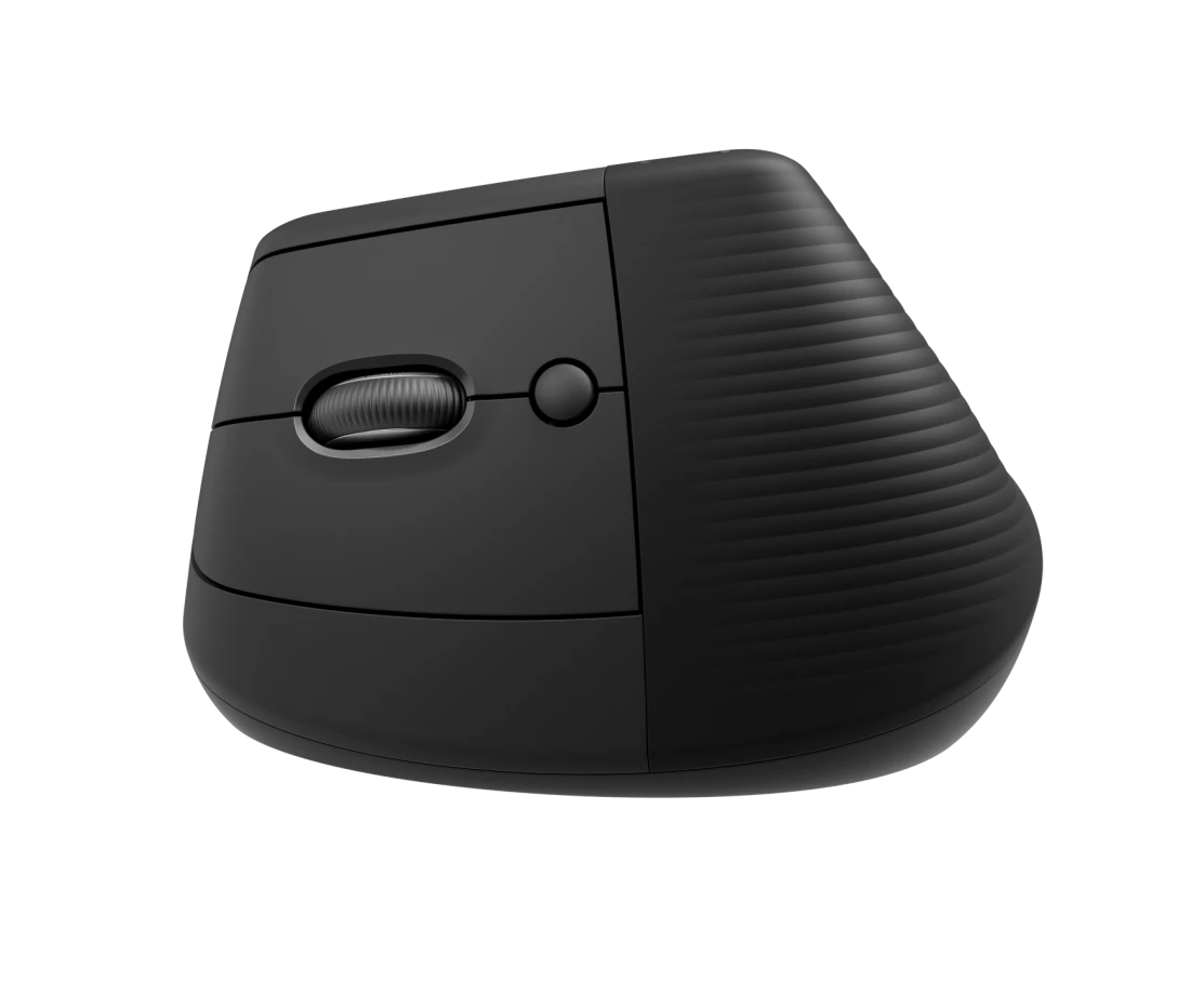 Logitech Lift Vertical Ergonomic Wireless and Bluetooth Mouse - Graphite - 910-006473