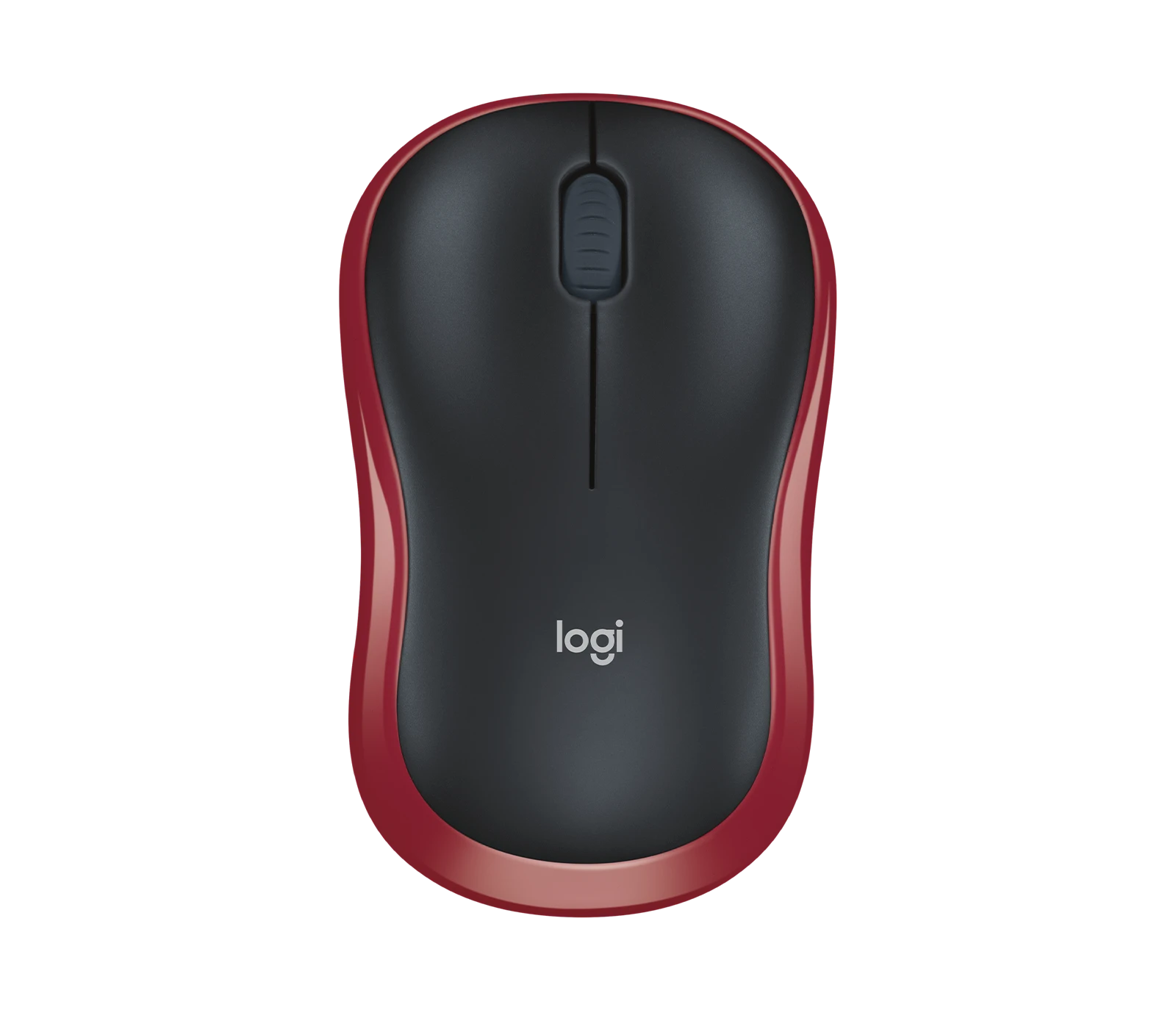 Logitech M185 Wireless Mouse - Red - 910-002237