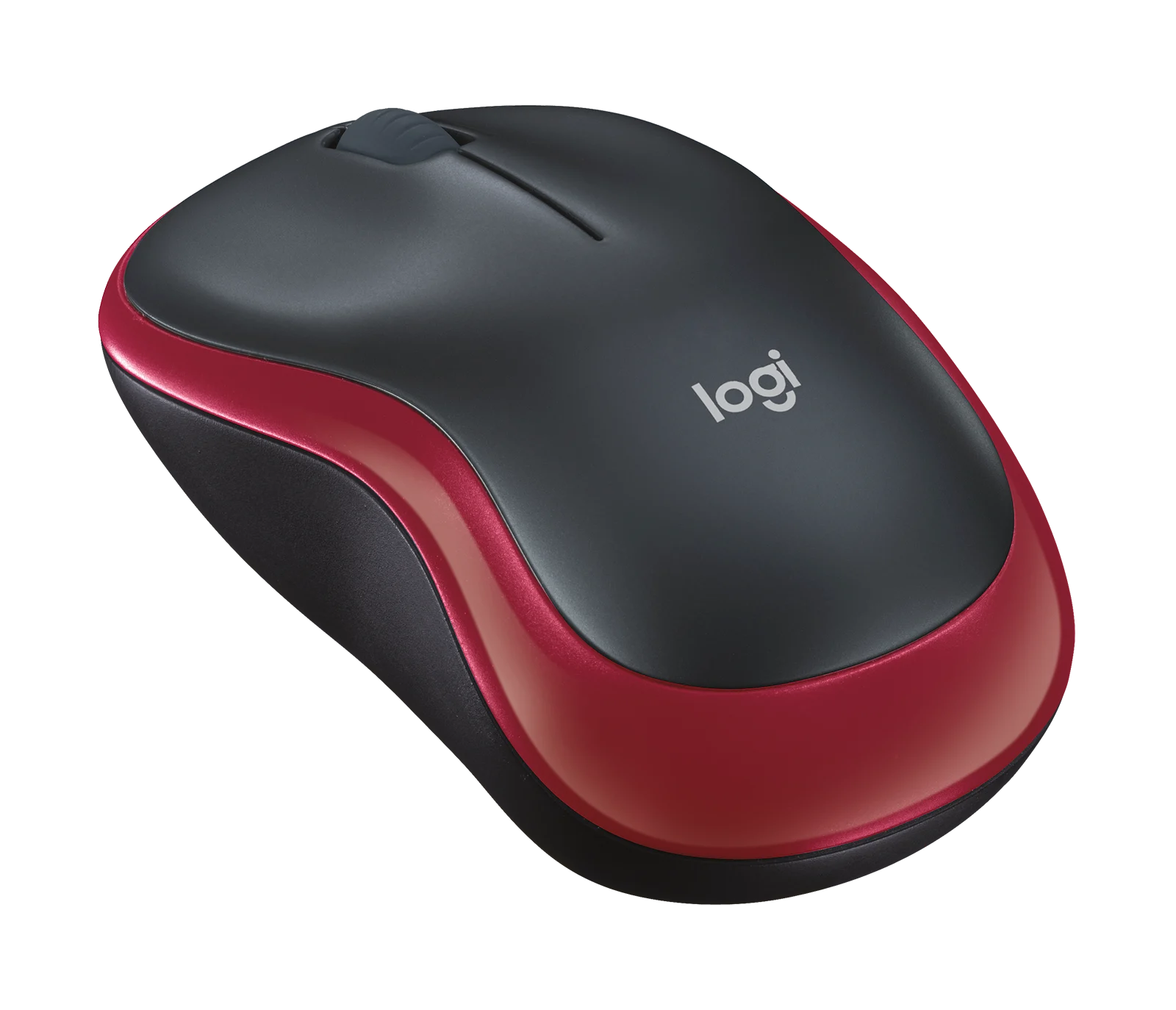Logitech M185 Wireless Mouse - Red - 910-002237