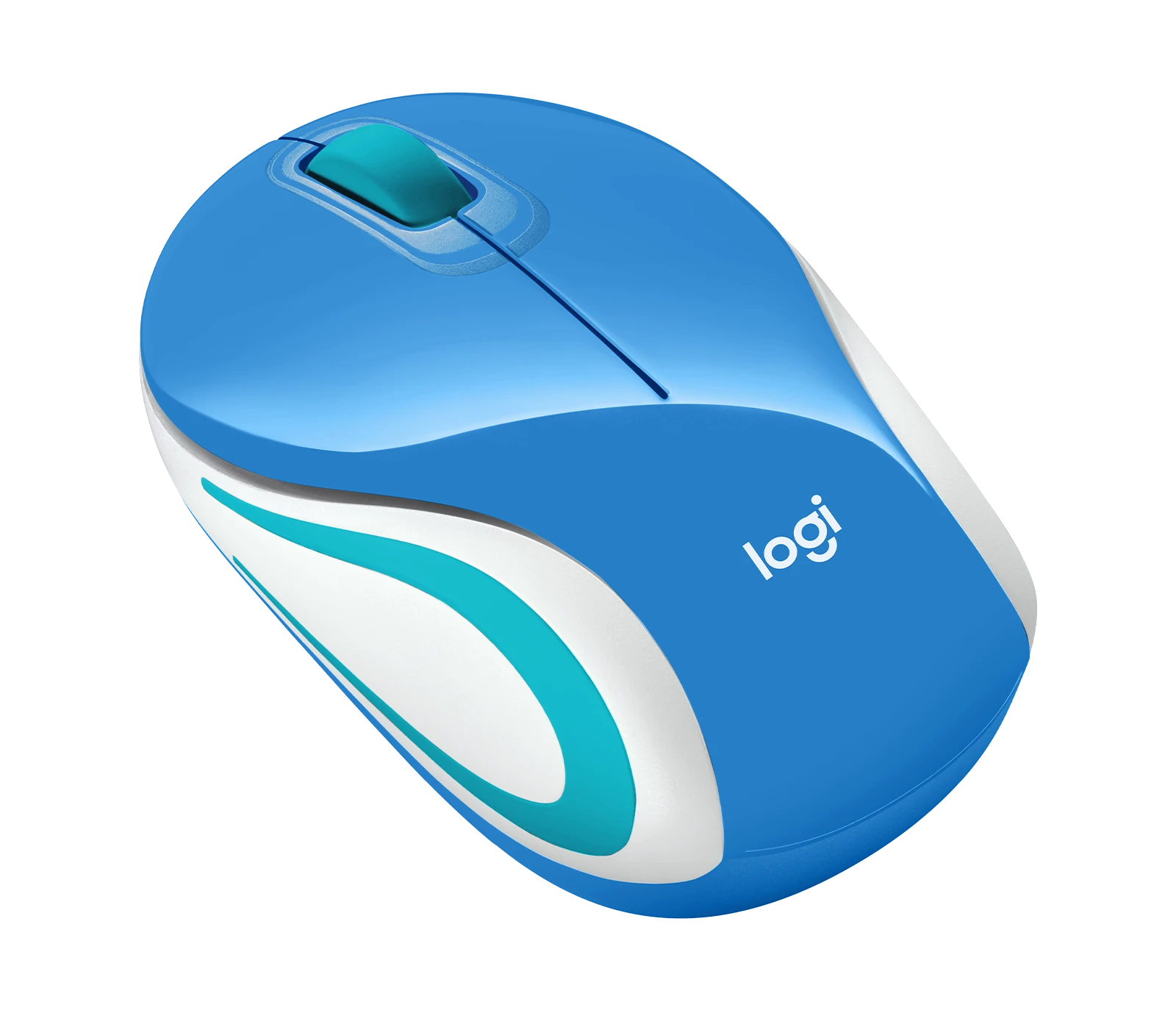 Logitech M187 Mini Wireless Mouse - Blue - 910-002733