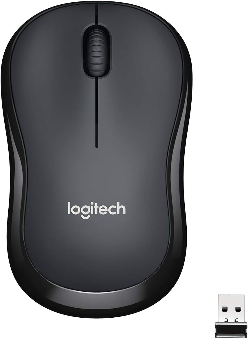Logitech M221 Silent Wireless Mouse - Charcoal - 910-006510