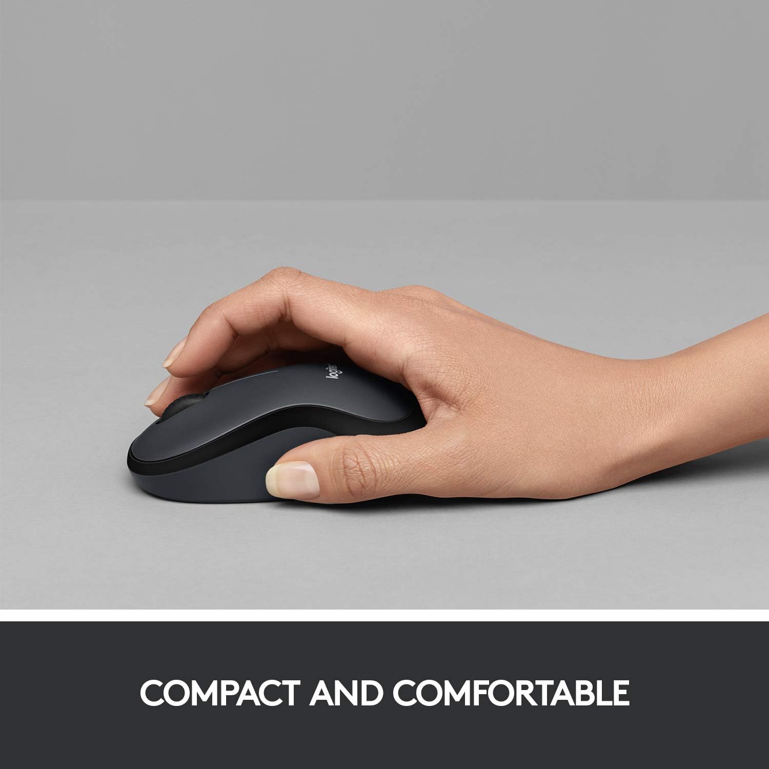 Logitech M221 Silent Wireless Mouse - Charcoal - 910-006510
