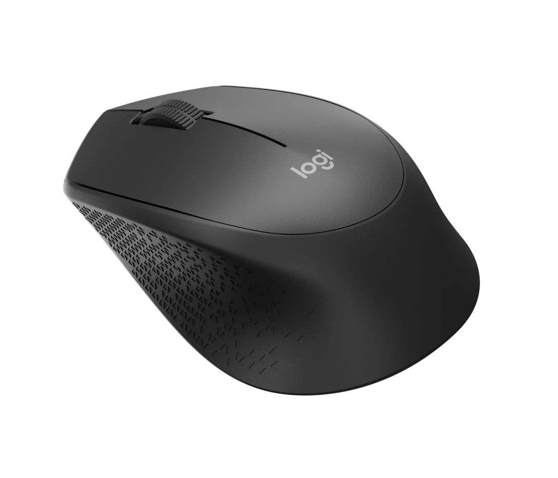 Logitech M330 Silent Plus Wireless Mouse - Black - 910-004909
