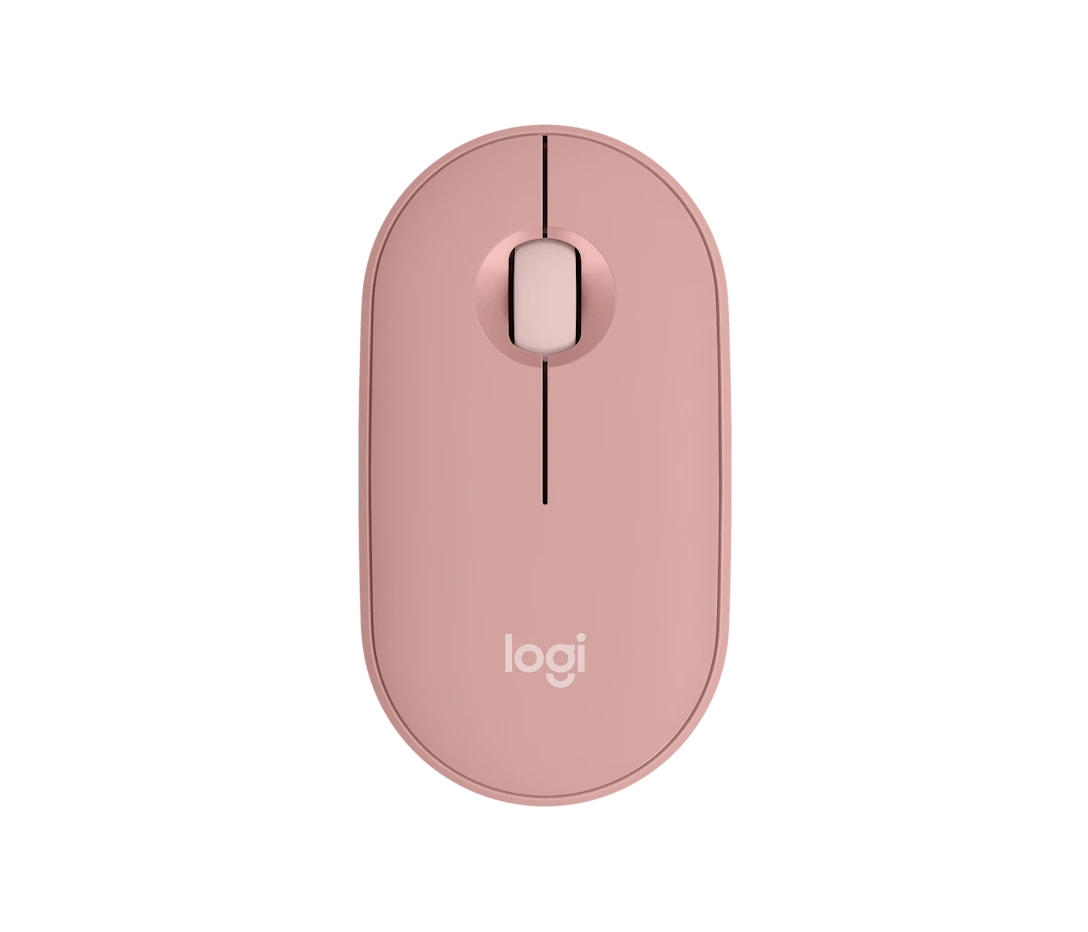 Logitech M350s Pebble Bluetooth Mouse - Tonal Rose - 910-007014