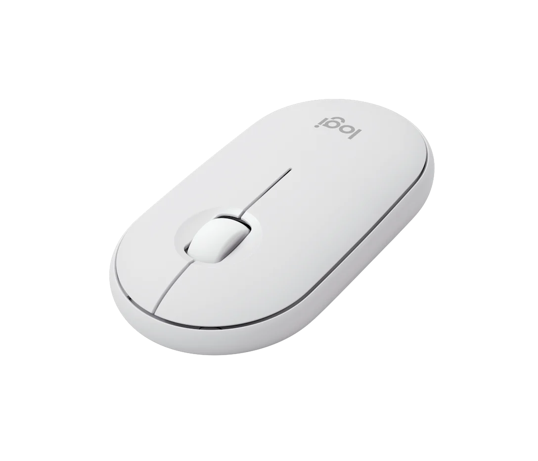 Logitech M350s Pebble Bluetooth Mouse - Tonal White - 910-007013