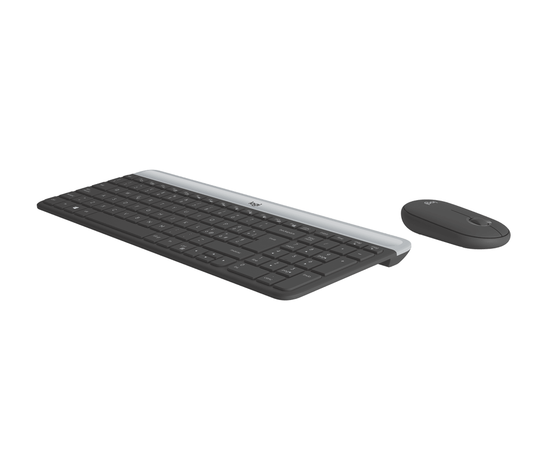 Logitech MK470 Slim Wireless Keyboard and Mouse Combo - Graphite - 920-009204