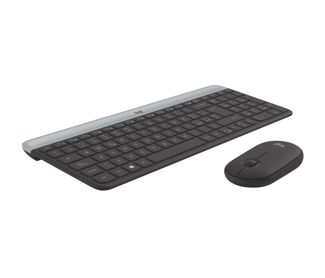 Logitech MK470 Slim Wireless Keyboard and Mouse Combo - Graphite - 920-009204