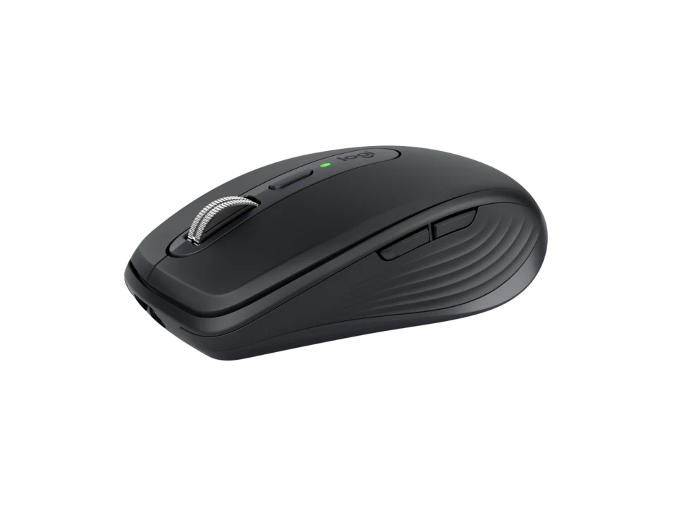 Logitech MX Anywhere 3S for Business Wireless and Bluetooth Rechargeable Mouse - Graphite - 910-006958
