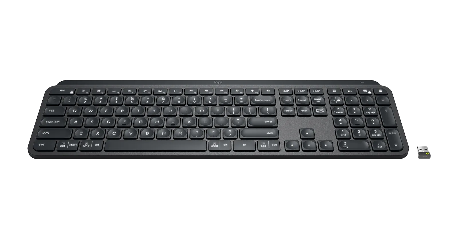 Logitech MX Keys Business Wireless Illuminated Keyboard - Graphite - 920-010251