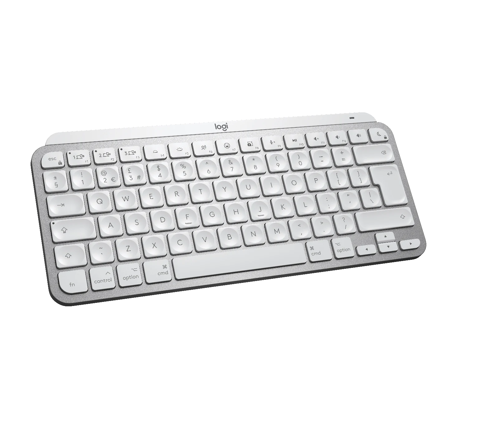 Logitech MX Keys Mini For Mac Bluetooth Illuminated Keyboard - Pale Gray - 920-010526