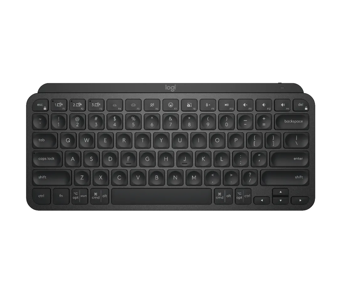 Logitech MX Keys Mini Minimalist Bluetooth Illuminated Keyboard - Graphite - 920-010498