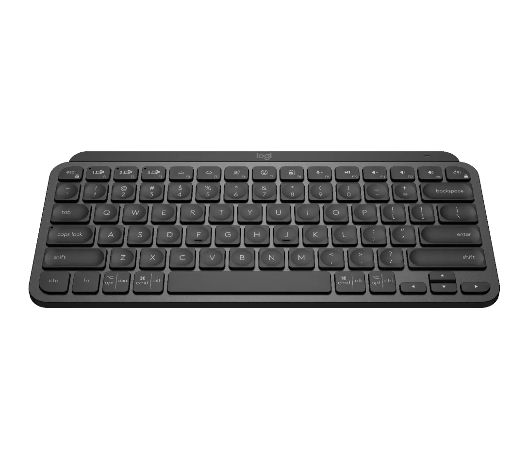 Logitech MX Keys Mini Minimalist Bluetooth Illuminated Keyboard - Graphite - 920-010498