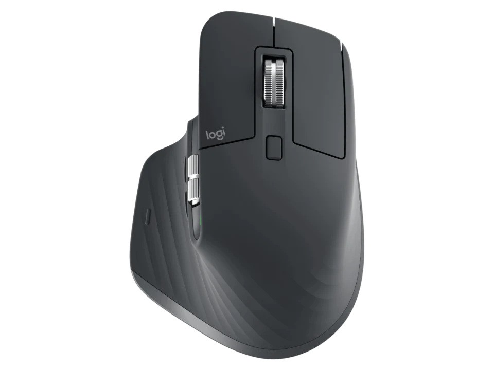 Logitech MX Master 3s for Business Wireless and Bluetooth Rechargeable Mouse - Graphite - 910-006582