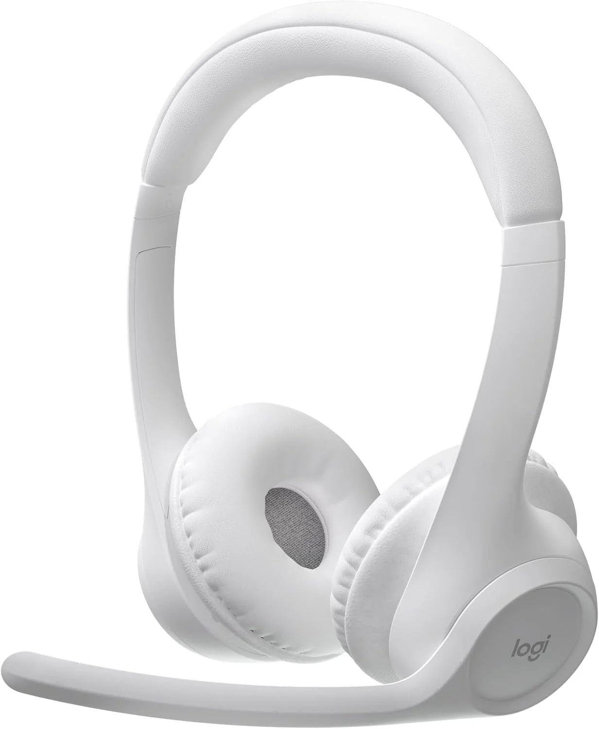 Logitech Zone 300 Bluetooth Headset with Noise Cancelling Mic - Off White - 981-001417