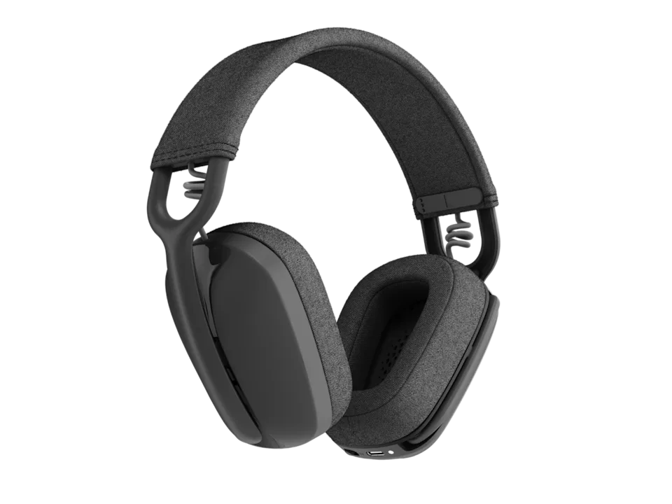 Logitech Zone Vibe Wireless and Bluetooth Over-the-ear Headphones - Graphite - 981-001199
