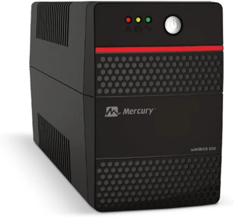 Mercury Maverick UPS | 850VA | Line-Interactive | 510W | AVR | Universal Output | Home/Small Office Backup - MCL-850VA