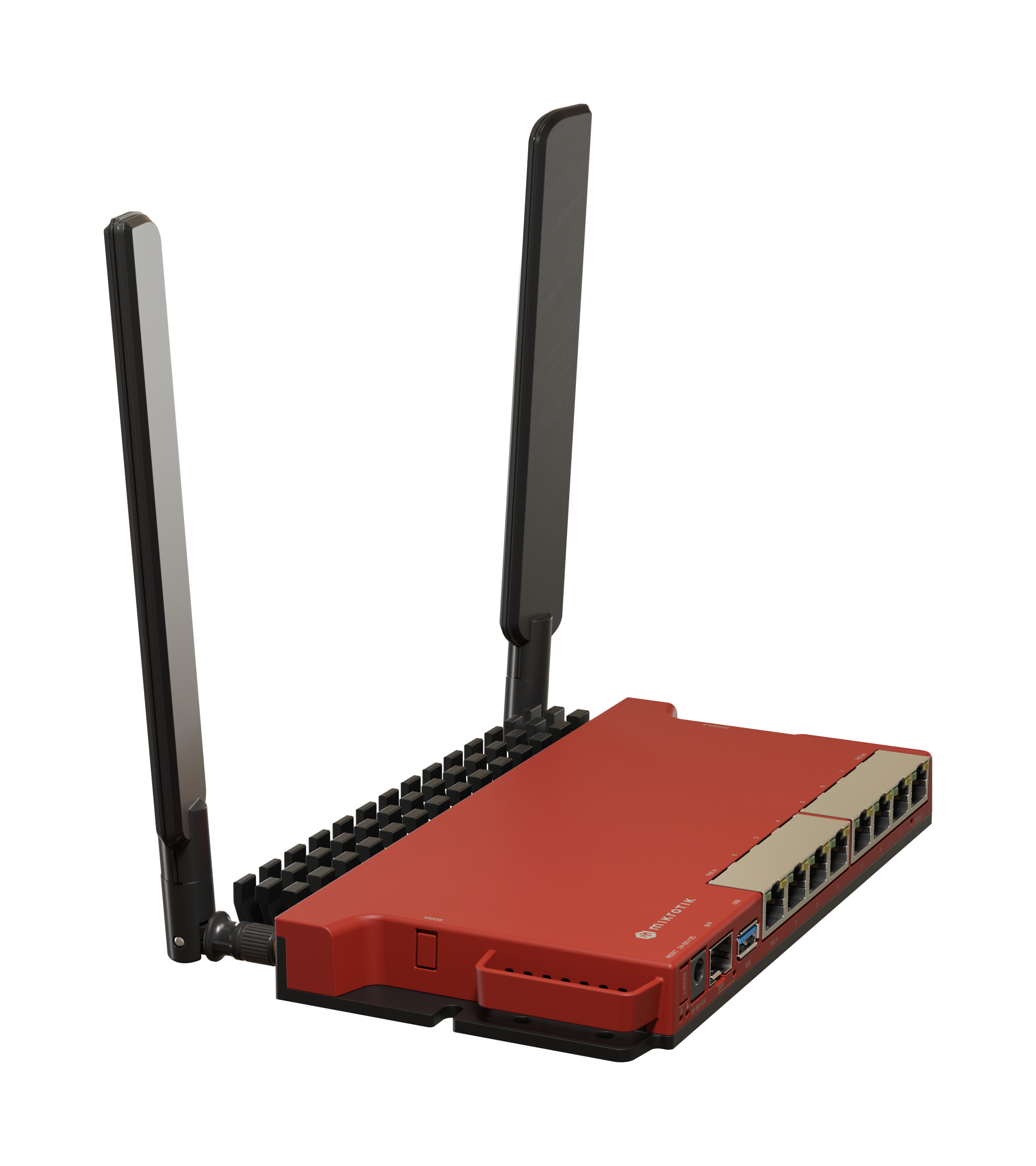 MikroTik L009UiGS-2HaxD-IN Wireless Router Gigabit Ethernet Single-band (2.4 GHz) Red