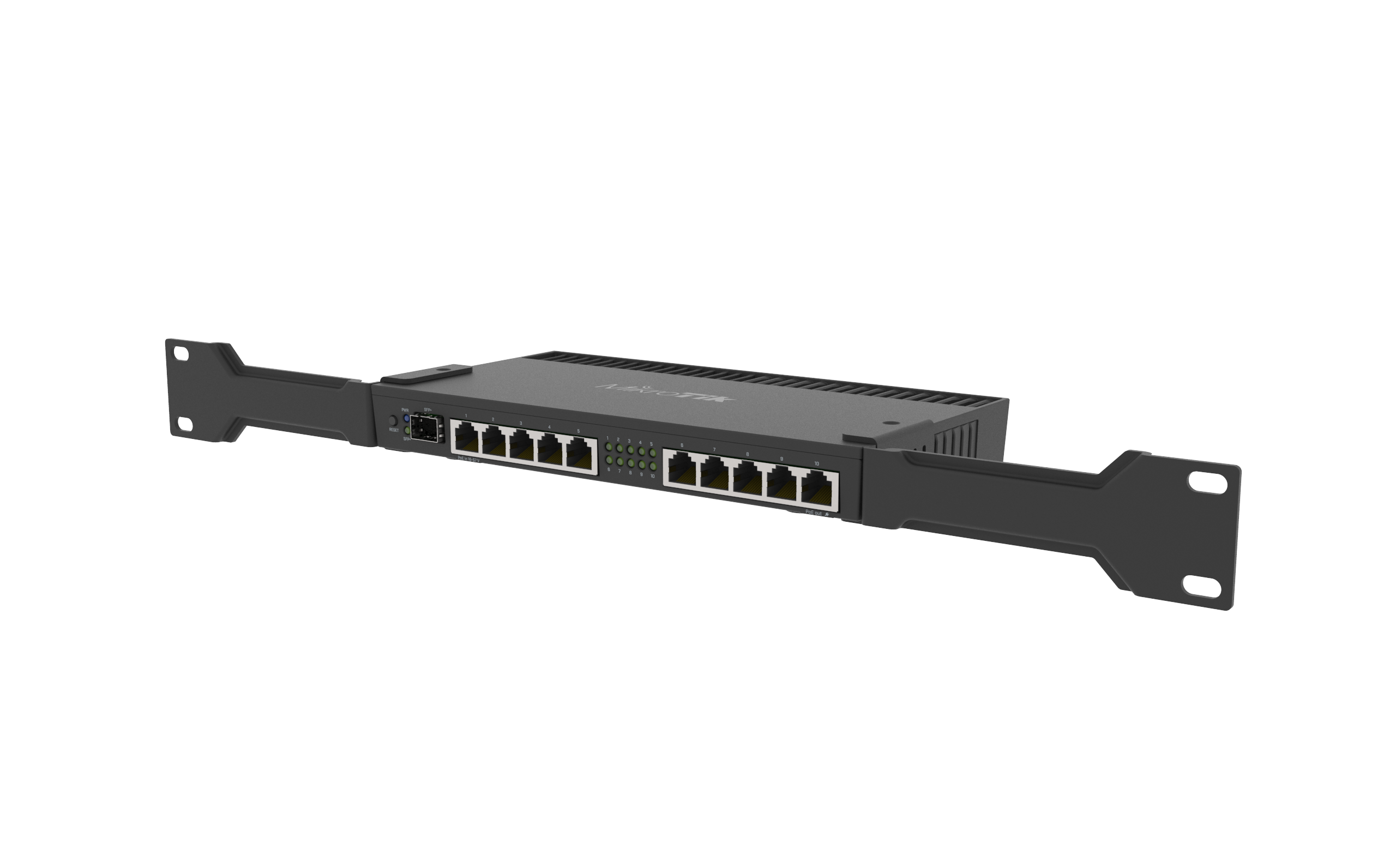 MikroTik RB4011iGS+RM Ethernet 10-Port Gigabit Router (RB4011iGS+RM)