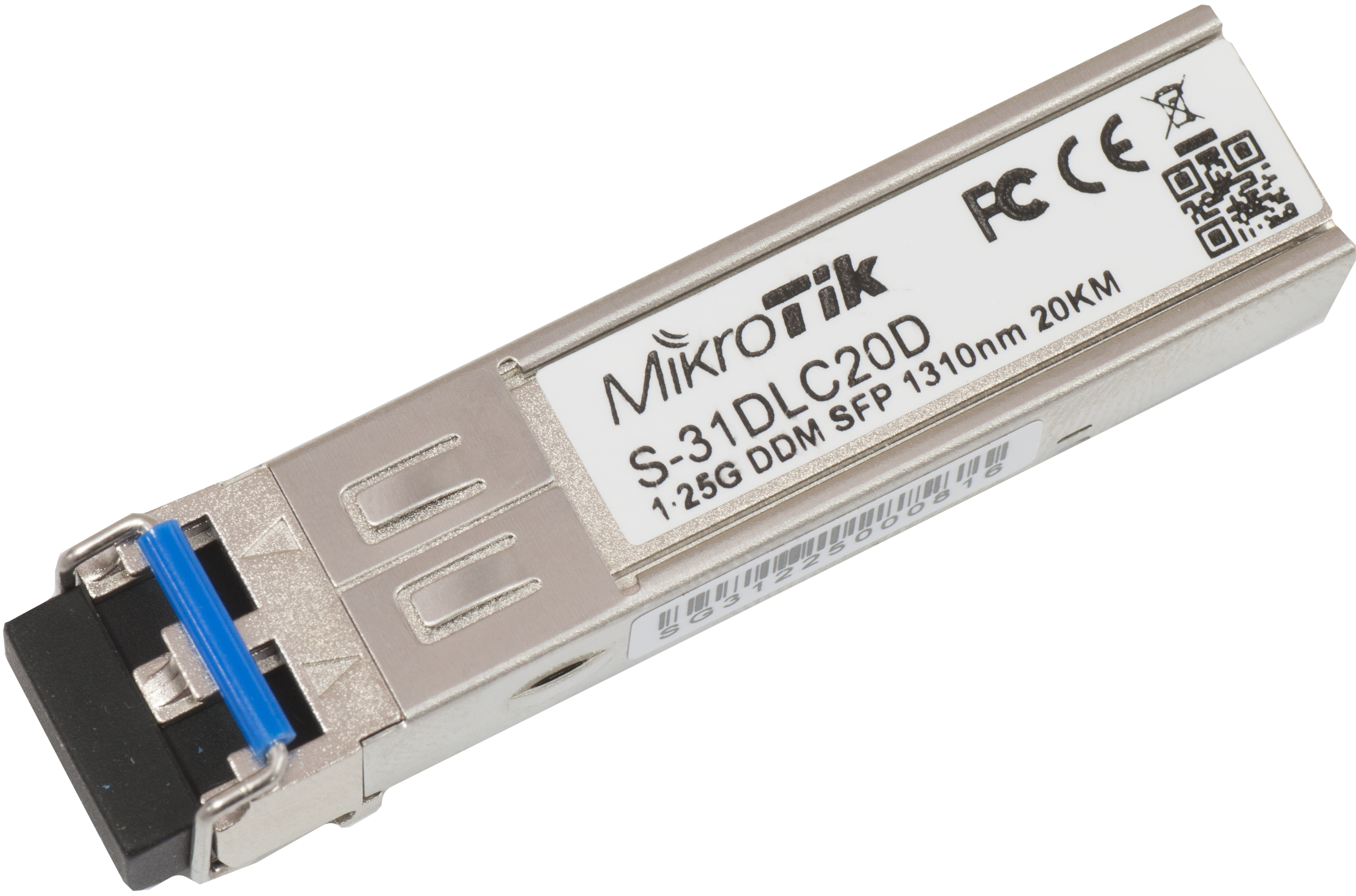 MikroTik S-31DLC20D SFP (1.25G) Module 20KM Single Mode