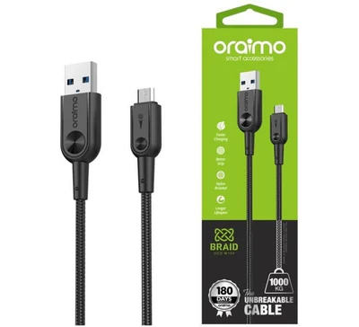 Oraimo OCD-M56 Data cable 2 meter Fast Charging 5V2A Micro USB
