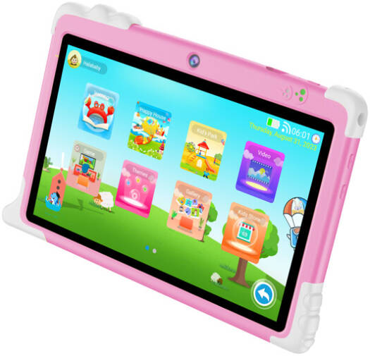 Oteeto K2 Kids Android 5G Tablet With 7.0 Inch Display 4GB RAM 128 GB ROM 3000 mAh, 4.0 Front, 5.0 Rear Camera, WiFi ... - Oteeto Tab K2