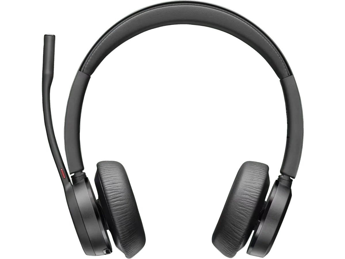 Poly Voyager 4320 Bluetooth Wired Stereo Microsoft Teams Certified USB-A Headset with Noise cancelling Mics BT700 d... - 77Y98AA