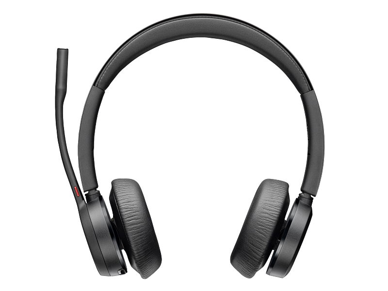 Poly Voyager Focus 2 Wired/ Wireless Bluetooth Stereo Headset with Active Noise-Cancelling mics, Microsoft Teams Certified, USB-C + BT700C with USB-C/A Adapter -9T9J4AA