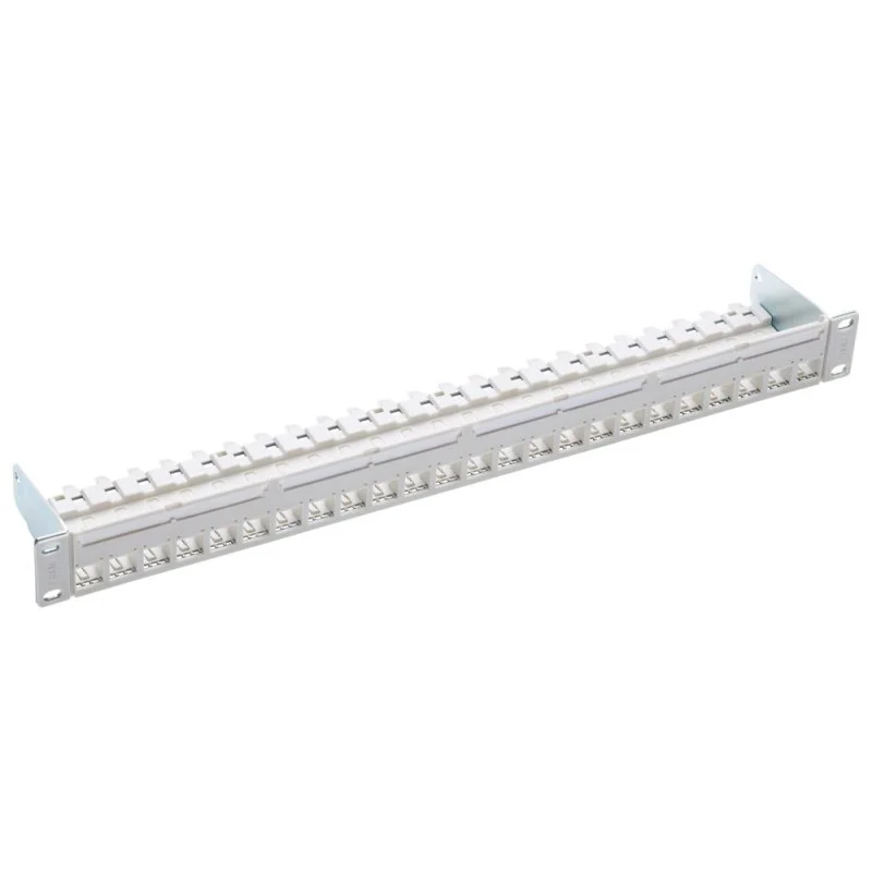 R & M 19" 1U PC Patch Panel 24-Port/u, Cat. 6A, gray, empty - R813486