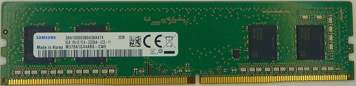 Samsung DDR4 Desktop RAM |  8GB 3200MHz  UDIMM  - M378A1G44AB0-CWE