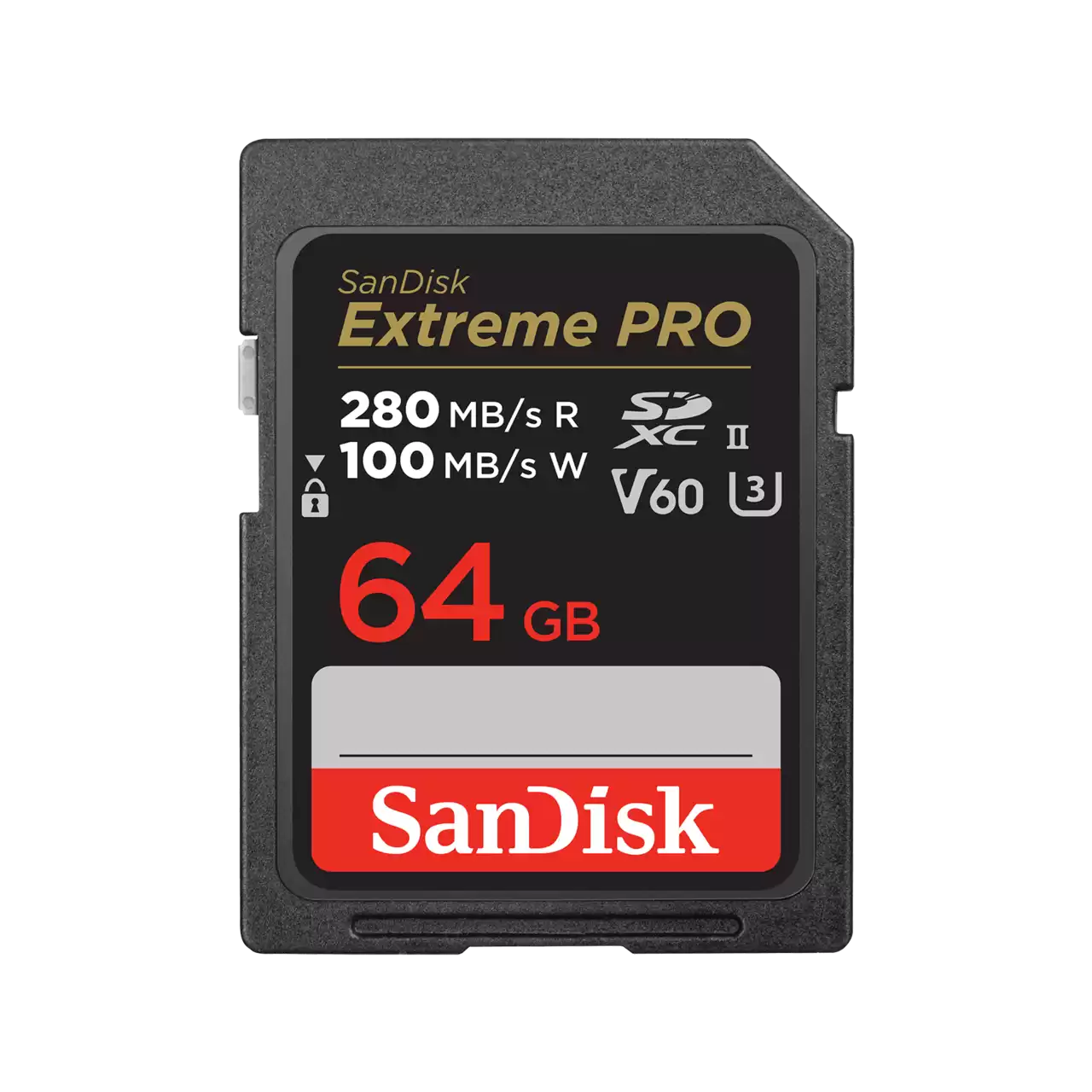 SanDisk Extreme PRO SDHC™ And SDXC™ UHS-II Card Up to 280MB/s - 64GB - SDSDXEP-064G-GN4IN