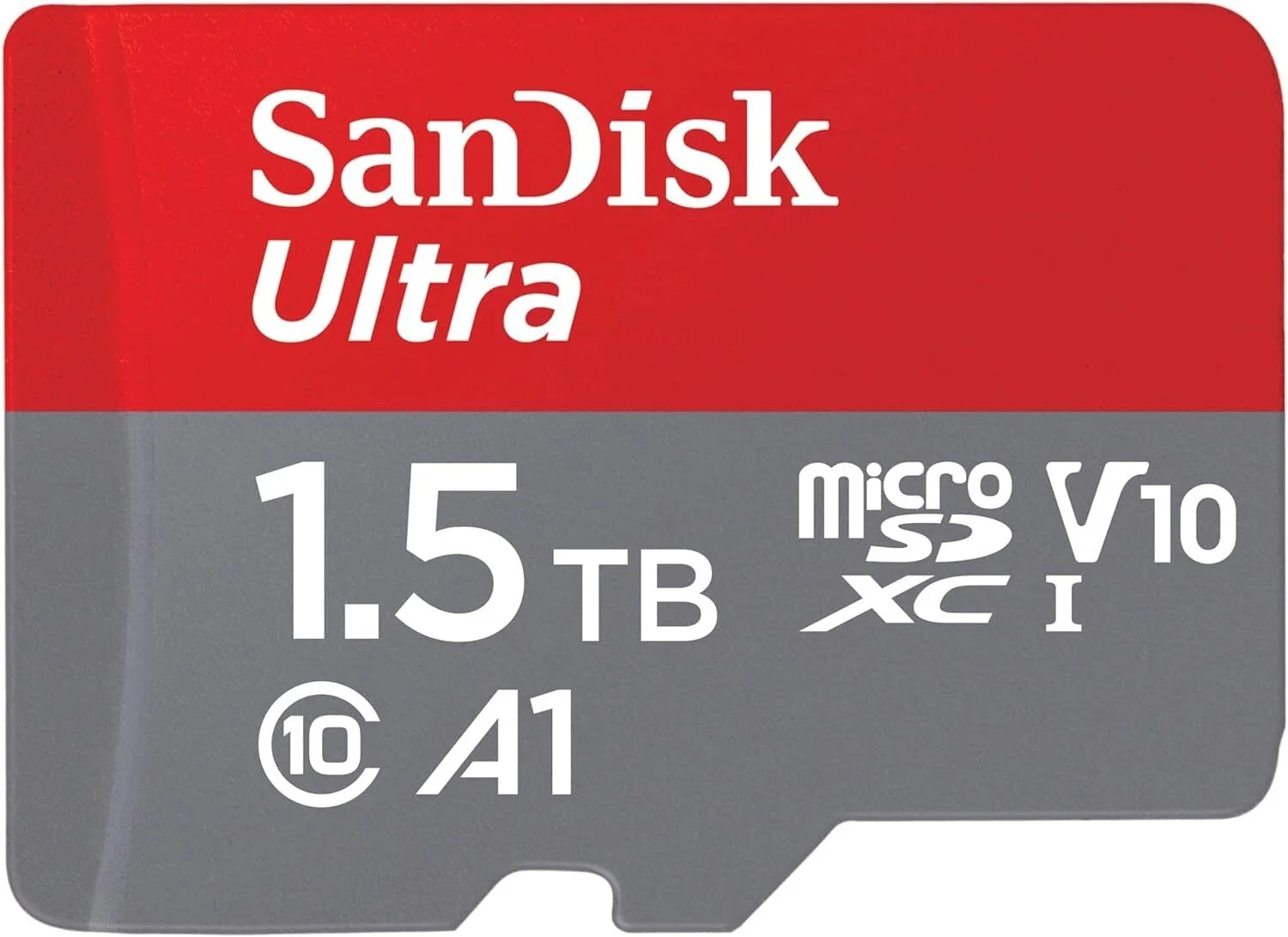 SanDisk Ultra 1.5TB microSDXC Up to 150MBs read A1 performance class Model SDSQUAC-1T5G-GN6MN