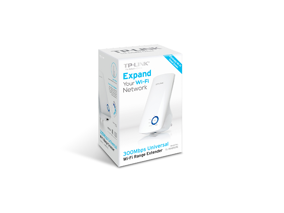 TP-Link 300Mbps Wi-Fi Range Extender - TL-WA850RE