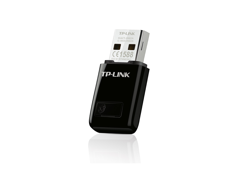 TP-Link 300Mbps Wireless N Mini USB Adapter - TL-WN823N