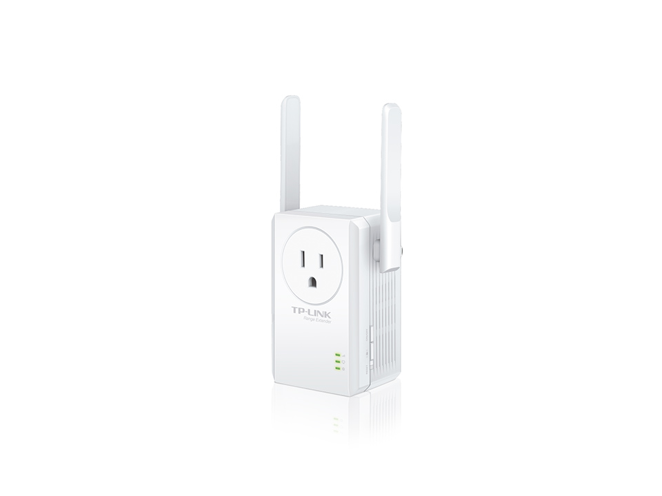 TP-Link 300Mbps Wireless N Wall Plugged Range Extender with AC Passthrough  - TL-WA860RE