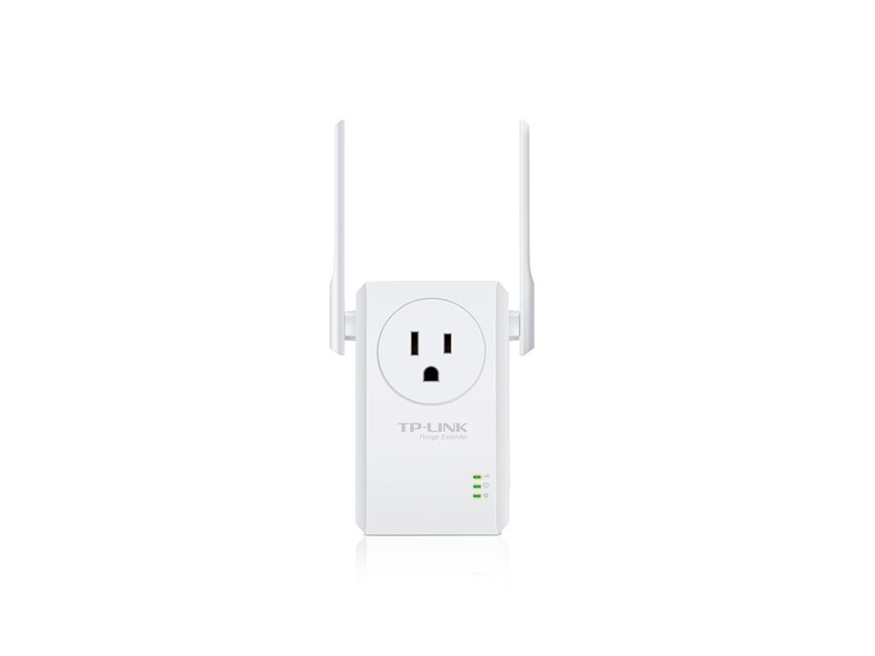TP-Link 300Mbps Wireless N Wall Plugged Range Extender with AC Passthrough  - TL-WA860RE