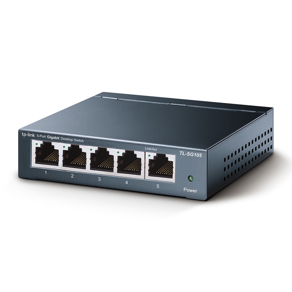 TP-Link 5-Port 10/100/1000Mbps Gigabit Desktop Switch - TL-SG105