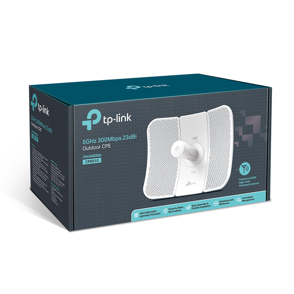 TP-Link 5GHz 300Mbps 23dBi Outdoor CPE - TL-CPE610