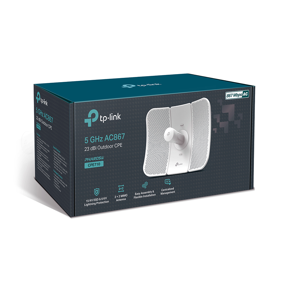 TP-Link 5GHz 867Mbps 23dBi Outdoor CPE - TL-CPE710
