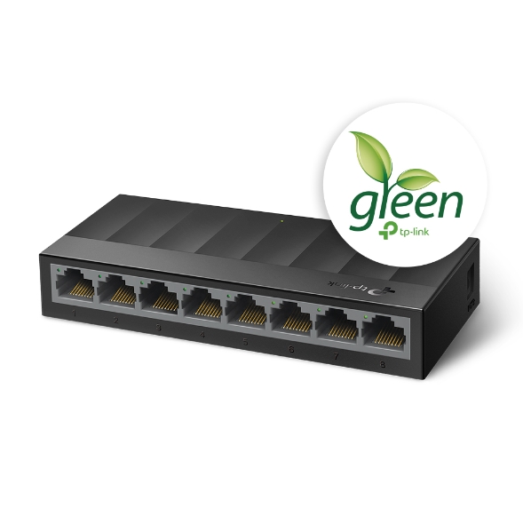 TP-Link 8-Port 10/100/1000Mbps Gigabit Desktop Switch - LS1008G - TL-LS1008G