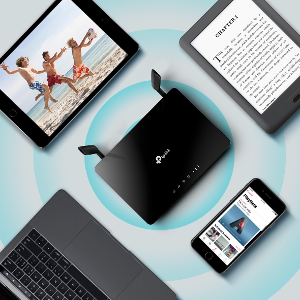 TP-Link AC1200 Wireless Dual Band 4G LTE Router - TL-ARCHER MR400