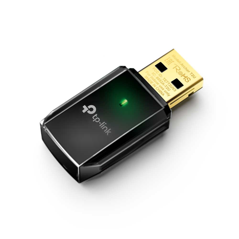 TP-Link AC600 Wireless Dual Band USB Adapter - TL-Archer T2U