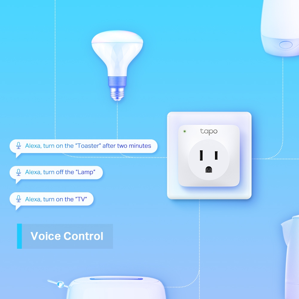 TP-Link Mini Smart Wi-Fi Socket - TL-TAPO P100 (1-PACK)