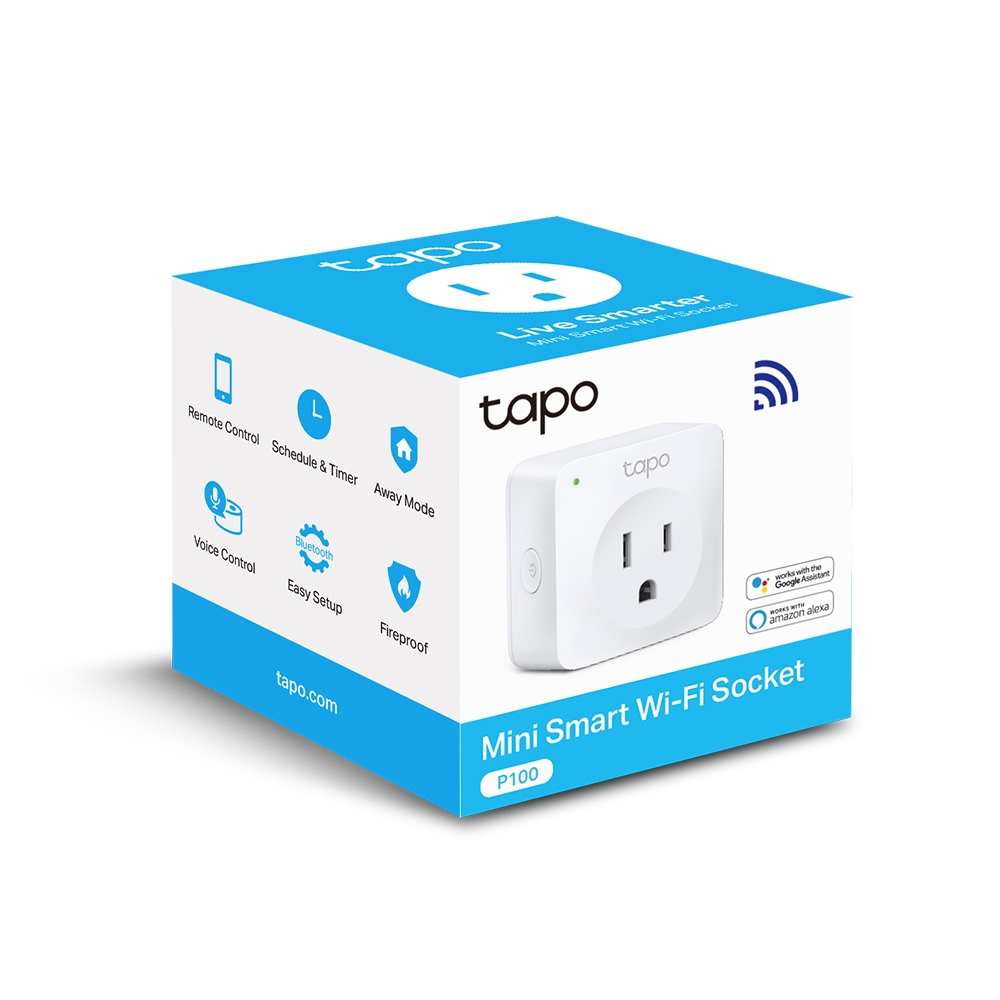 TP-Link Mini Smart Wi-Fi Socket - TL-TAPO P100 (1-PACK)