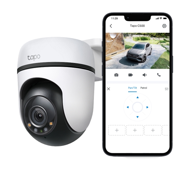TP-Link Tapo Outdoor Pan/Tilt Security WiFi Camera - TL-TAPO C500