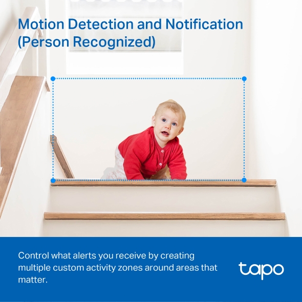 TP-Link Tapo Pan/Tilt Home Security Wi-Fi Camera - TL-TAPO C200C