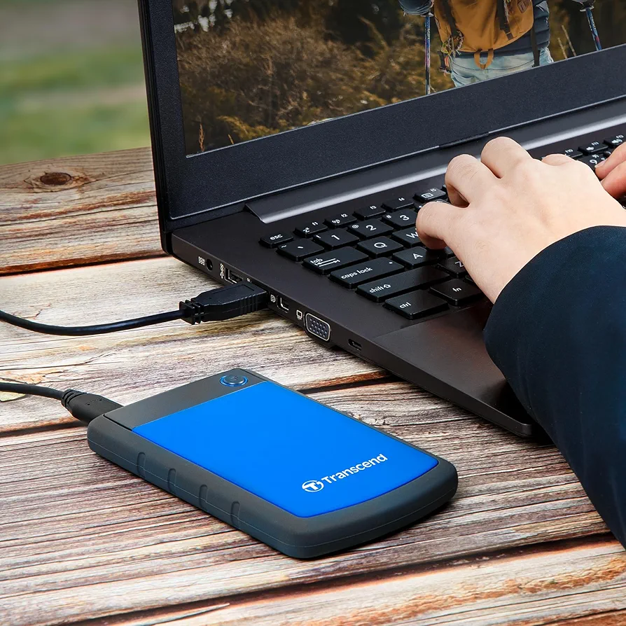 Transcend External HDD 2TB - Blue - TS2TSJ25H3B