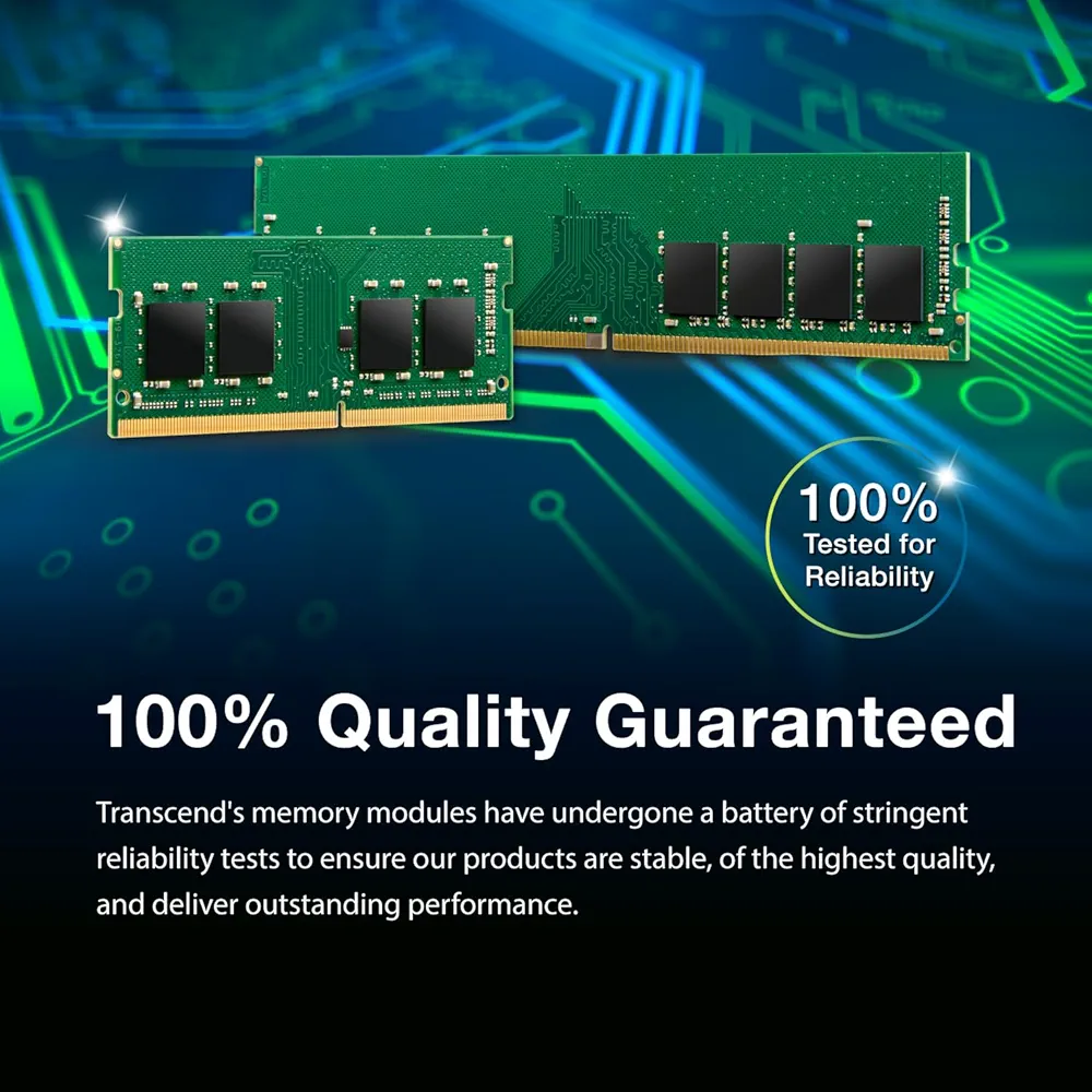Transcend Laptop RAM DDR4 32GB 3200 - JM3200HSE-32G